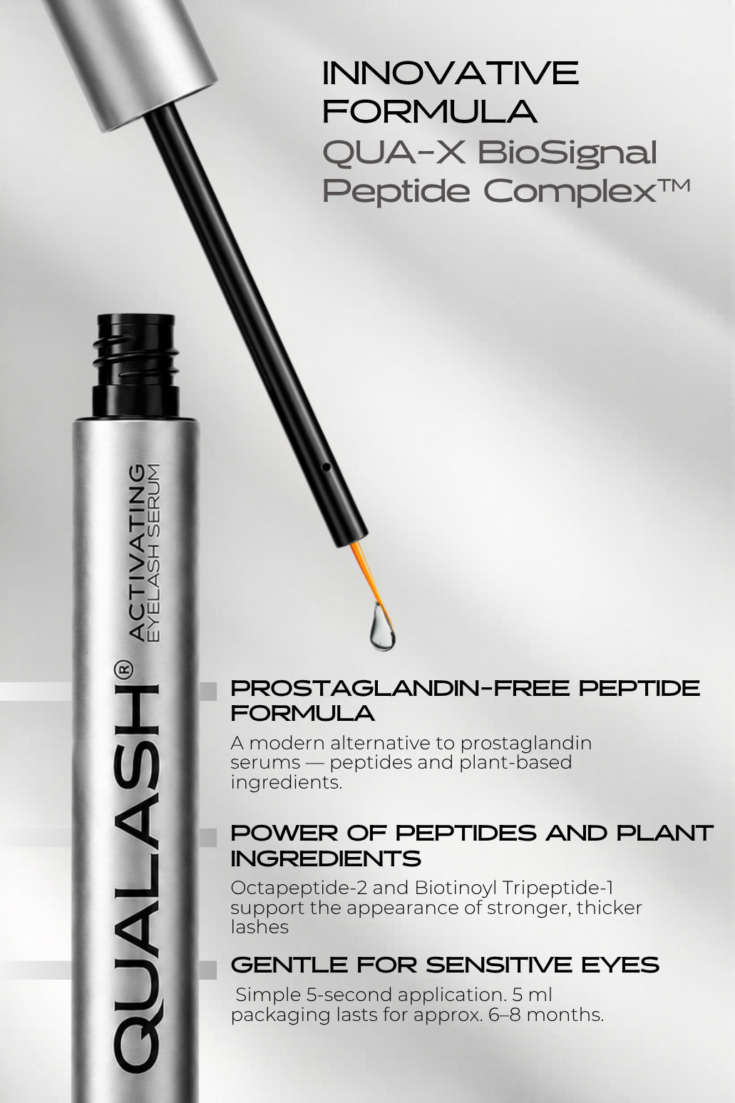 Activating Peptide Eyelash Serum – Prostaglandin-Free